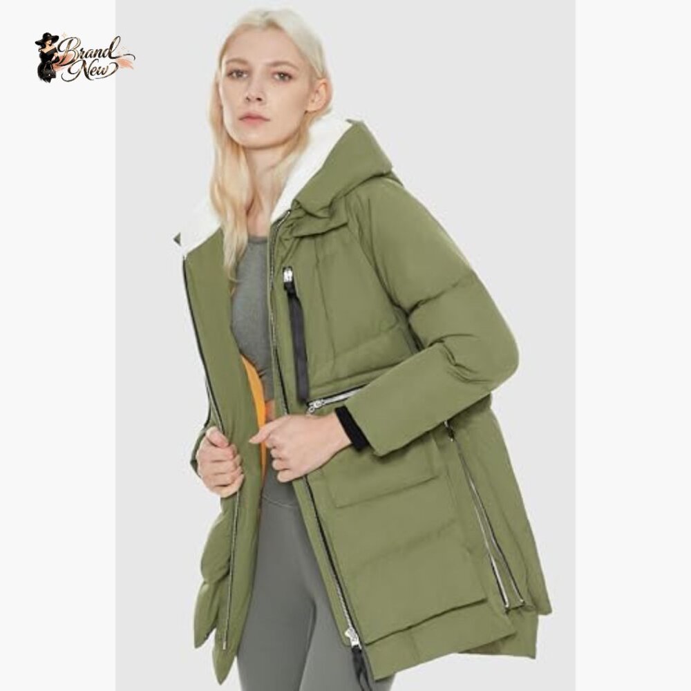 Thickened Down Jacket, Polyester, Windproof, Flee… - image 4